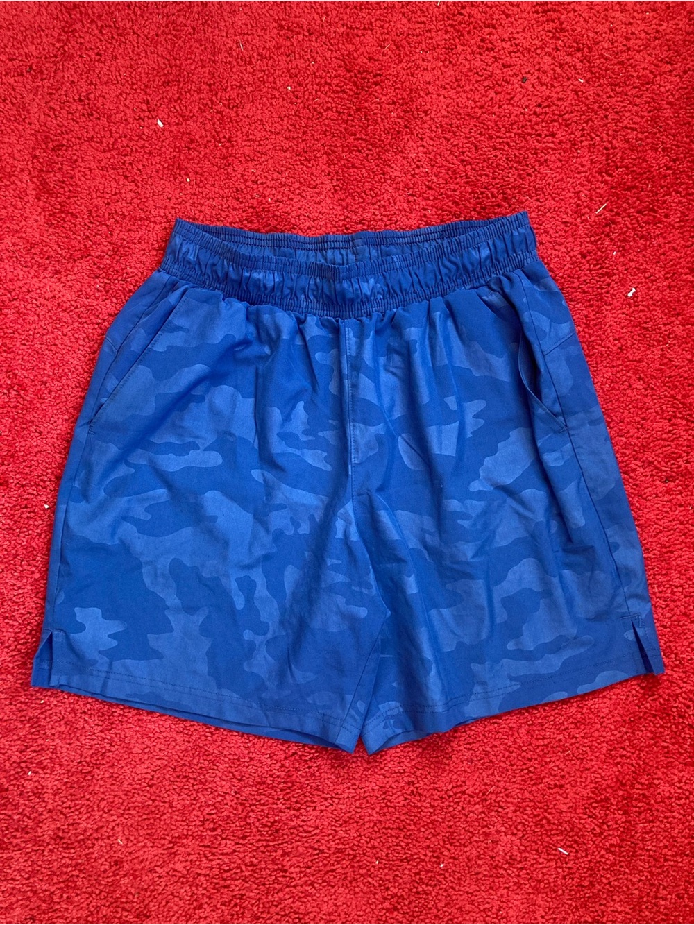 MTA Sport Men's Blue Camo Athletic Shorts